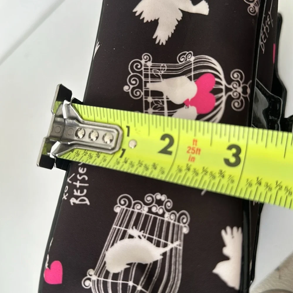 Bird and Cages Print XOX Betsey CosmeticsBag